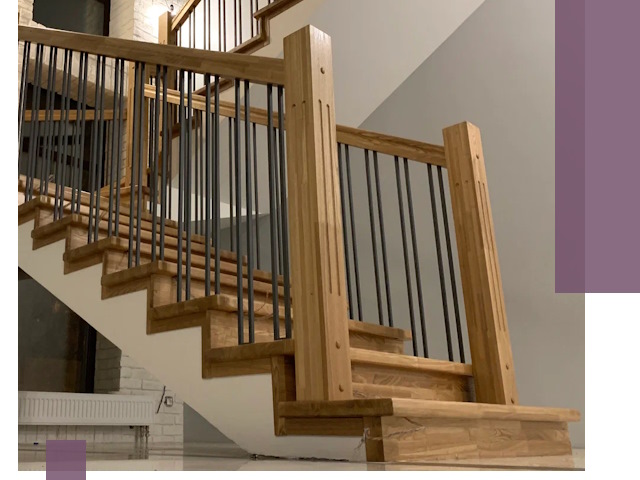 Реставрация деревянных и металлических лестниц в Кулебаках