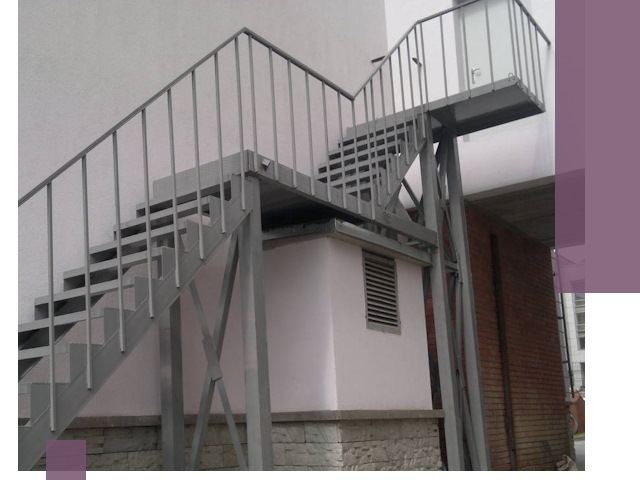 Монтаж пожарных лестниц под ключ в Кулебаках с гарантией качества