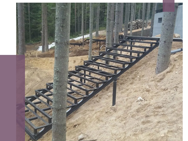 Монтаж металлических лестниц в Кулебаках от 13655 руб. 