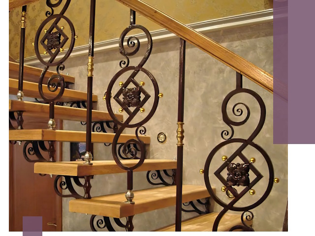 Изготовление кованых лестниц под ключ в Кулебаках