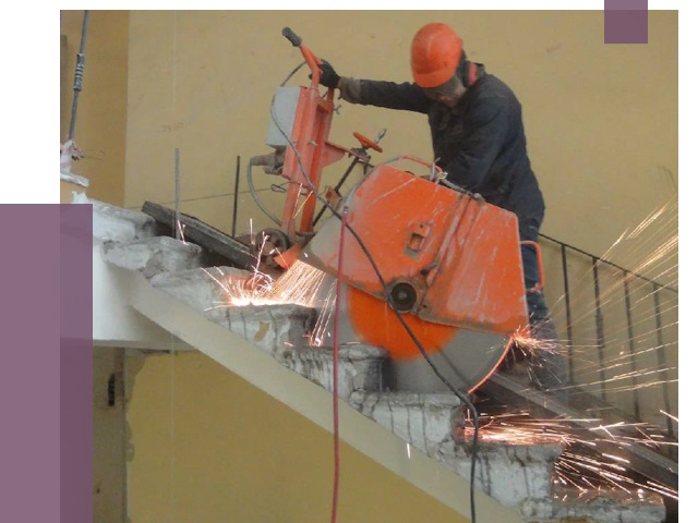 Демонтаж бетонных лестниц в Кулебаках от 4638 руб. за м2 | ПРОЛЁТ-Клб