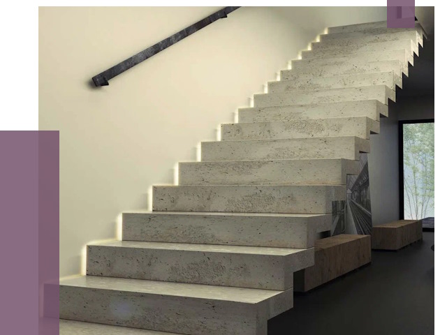 Облицовка бетонных лестниц в Кулебаках от 4638 руб/м2 