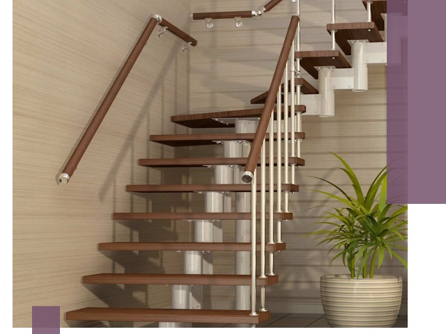 Изготовление модульных лестниц под ключ в Кулебаках