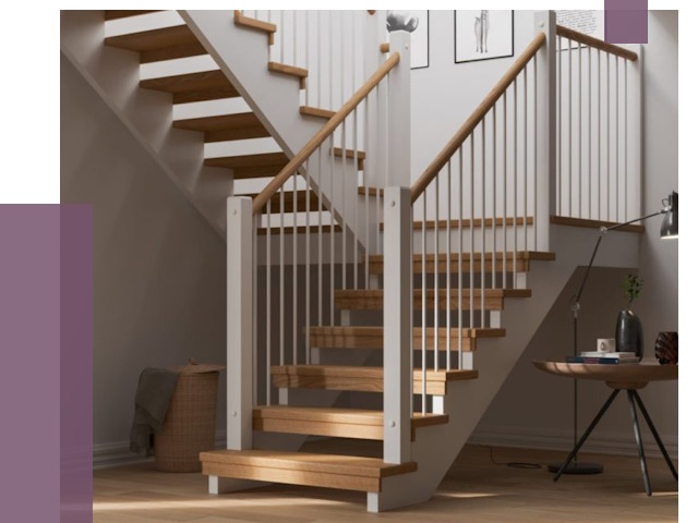 Маршевые лестницы в Кулебаках от 38390 руб. — монтаж | ПРОЛЁТ-Клб