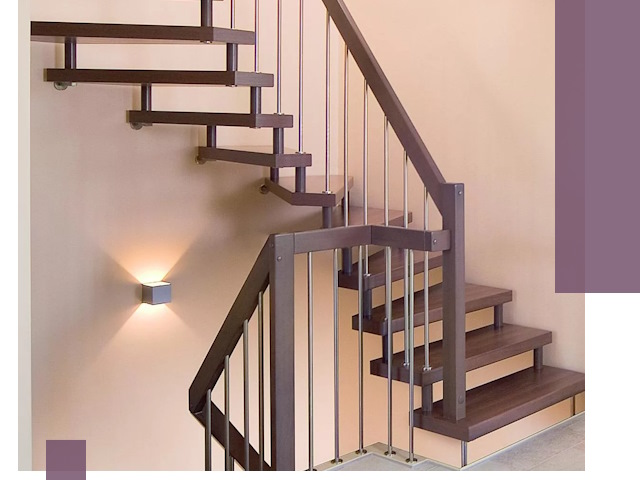 Изготовление лестниц на больцах в Кулебаках под ключ