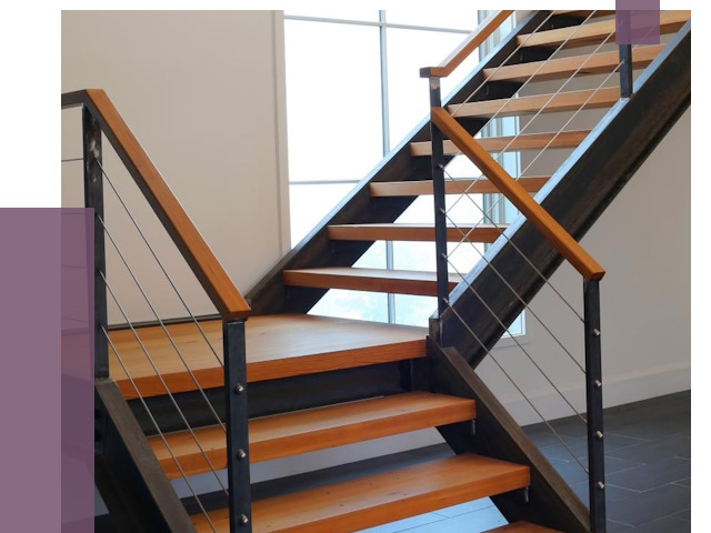 Изготовление лестниц на металлокаркасе в Кулебаках от 19066 руб. | ПРОЛЁТ-Клб