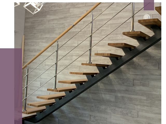 Изготовление лестниц на монокосоуре в Кулебаках от 76780 руб. 