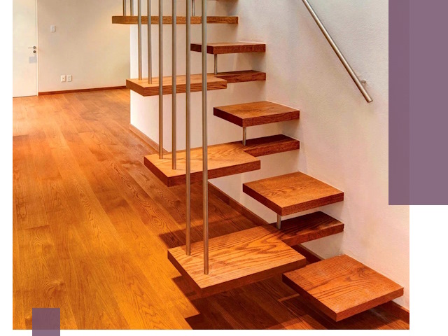 Лестницы «гусиный шаг» на заказ в Кулебаках для узких пространств