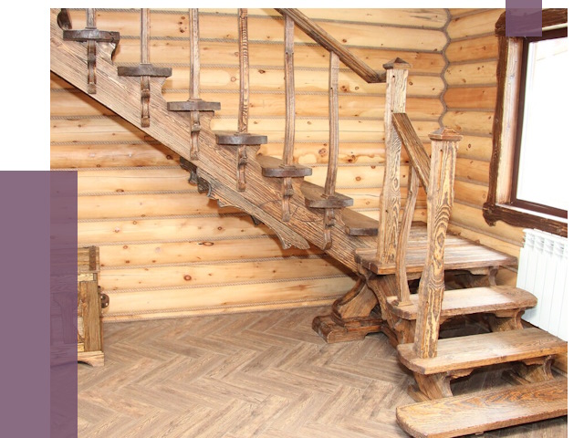 Лестницы в баню в Кулебаках от 19272 руб. — изготовление | ПРОЛЁТ-Клб