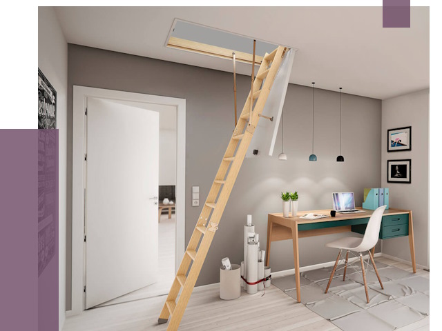 Чердачные лестницы в Кулебаках — от 14686 руб. | ПРОЛЁТ-Клб