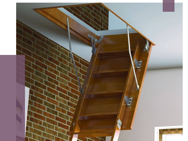 Установка чердачной лестницы в Кулебаках от 7884 руб. | ПРОЛЁТ-Клб