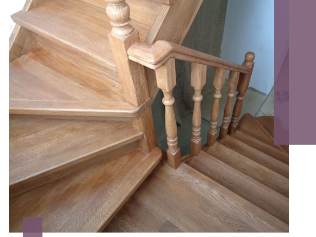 Дубовые лестницы под ключ в Кулебаках: изготовление и монтаж