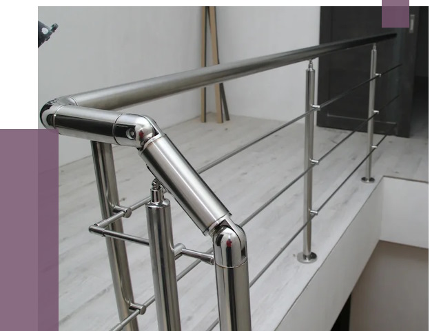 Перила из нержавеющей стали в Кулебаках от 9069 руб. под ключ | ПРОЛЁТ-Клб