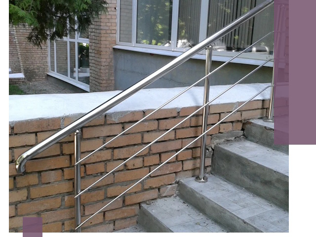 Перила из нержавеющей стали высокого качества в Кулебаках