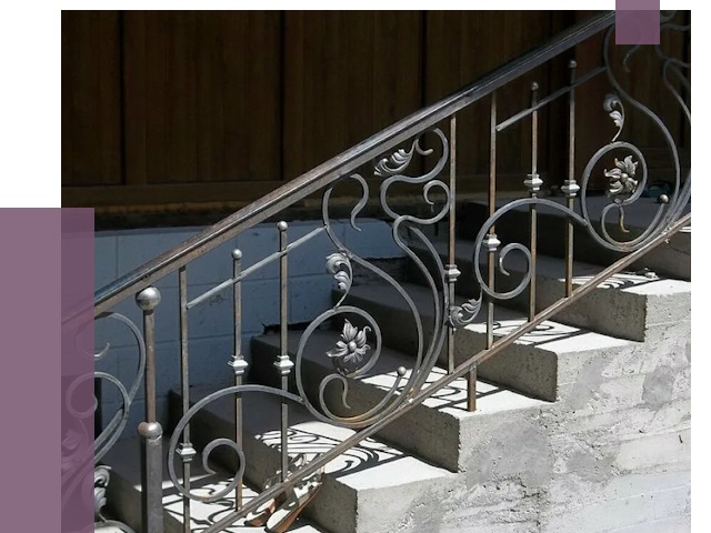 Кованые перила в Кулебаках от 8760 руб. под ключ — качество от ПРОЛЁТ-Клб