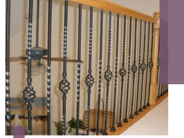 Изготовление и монтаж кованных перил в Кулебаках под ключ