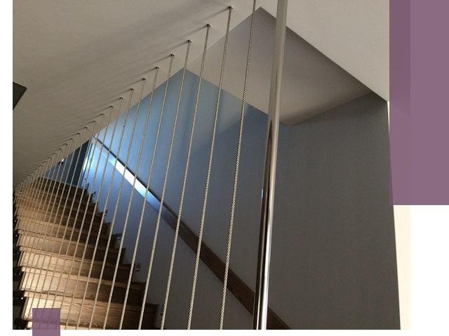 Тросовые перила под ключ в Кулебаках — производство и монтаж