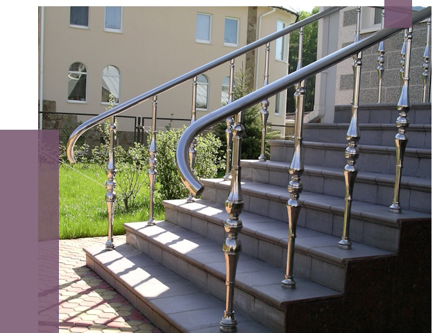 Перила для крыльца в Кулебаках от 10821 руб. — монтаж ПРОЛЁТ-Клб