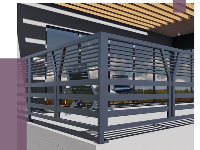 Изготовление балконных ограждений в Кулебаках от 10821 руб. | ПРОЛЁТ-Клб