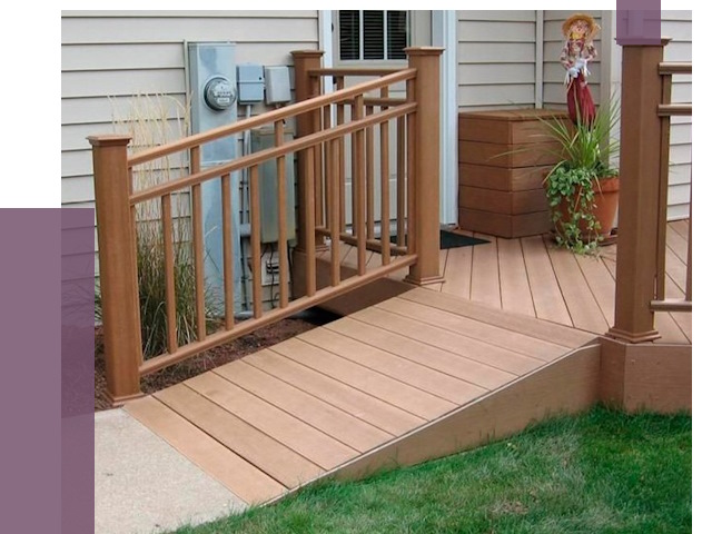 Пандус на крыльцо в Кулебаках под ключ от 7833 руб.