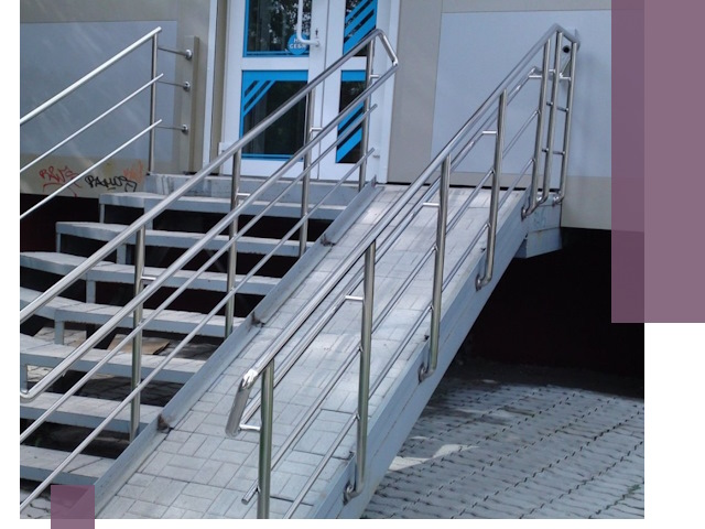 Пандус на крыльцо под ключ в Кулебаках: монтаж и изготовление