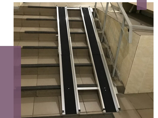 Установка пандуса в подъезд в Кулебаках от 8039 руб. под ключ | ПРОЛЁТ-Клб