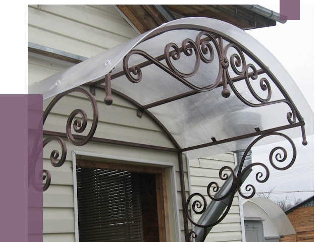 Изготовление козырьков в Кулебаках от 7420 руб. — заказать | ПРОЛЁТ-Клб