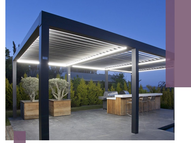 Навесы отдельно стоящие под ключ в Кулебаках из металла и поликарбоната