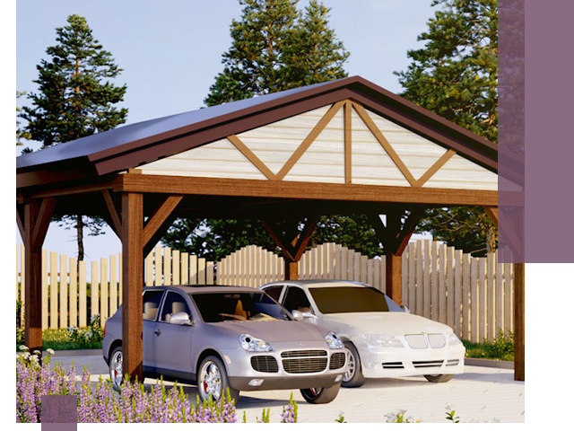 Навесы для автомобиля в Кулебаках — изготовление и монтаж