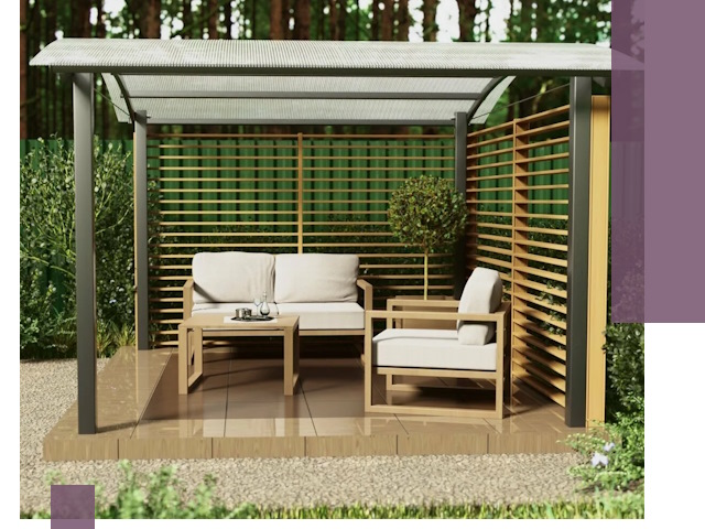 Навесы для дачи в Кулебаках: изготовление, монтаж и демонтаж