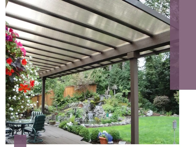 Навесы из поликарбоната под ключ в Кулебаках быстро и надёжно