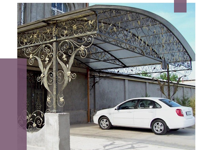 Кованые навесы в Кулебаках от 14686 руб. | ПРОЛЁТ-Клб