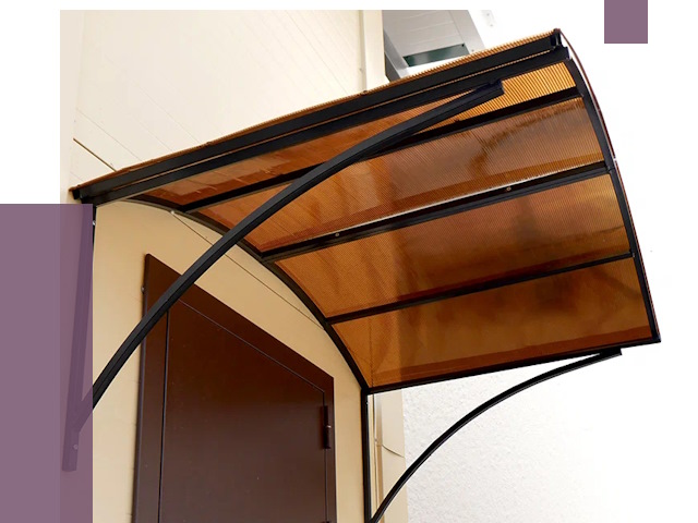 Недорогие козырьки в Кулебаках от 7647 руб.  | ПРОЛЁТ-Клб