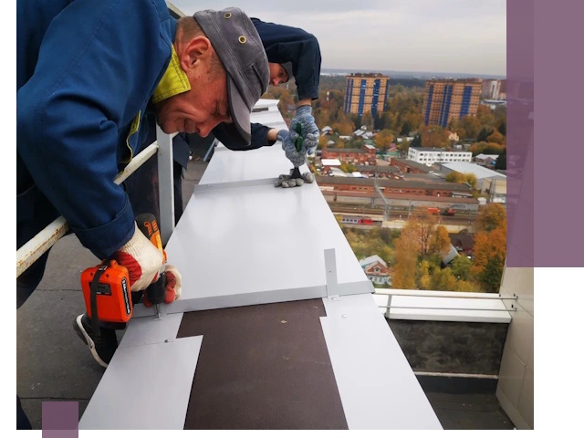 Монтаж парапетов в Кулебаках — установка прочных металлических ограждений