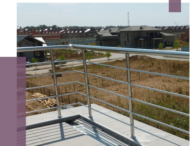 Парапеты из нержавеющей стали в Кулебаках от 8039 руб. за м² | ПРОЛЁТ-Клб