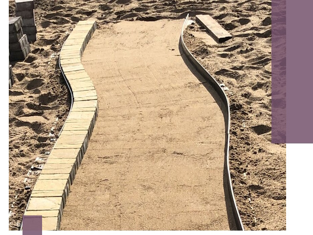 Металлические бордюры для тротуаров в Кулебаках — прочные и долговечные