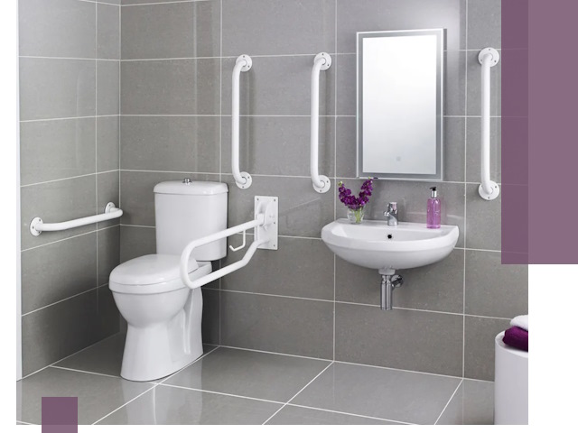 Поручни для санузлов в Кулебаках: установка, ремонт и монтаж