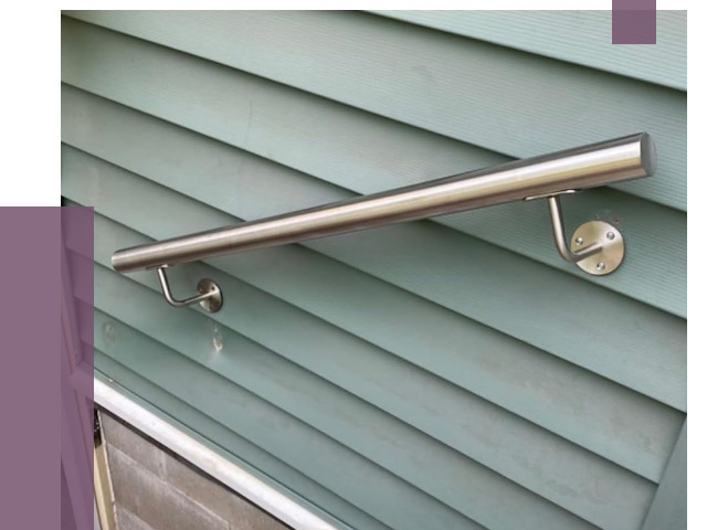 Поручни из нержавеющей стали в Кулебаках от 7730 руб.  | ПРОЛЁТ-Клб